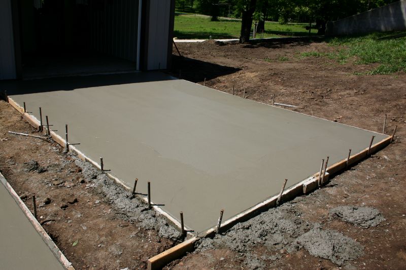Cement Pad Pouring