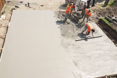 Driveway Cement Pouring